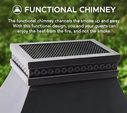 FirePlace Patio Steel Chimney