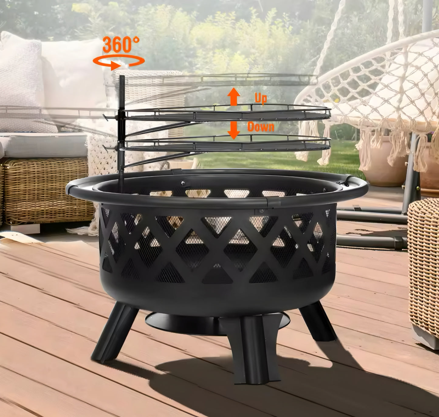 Fire Pit Grate Spark