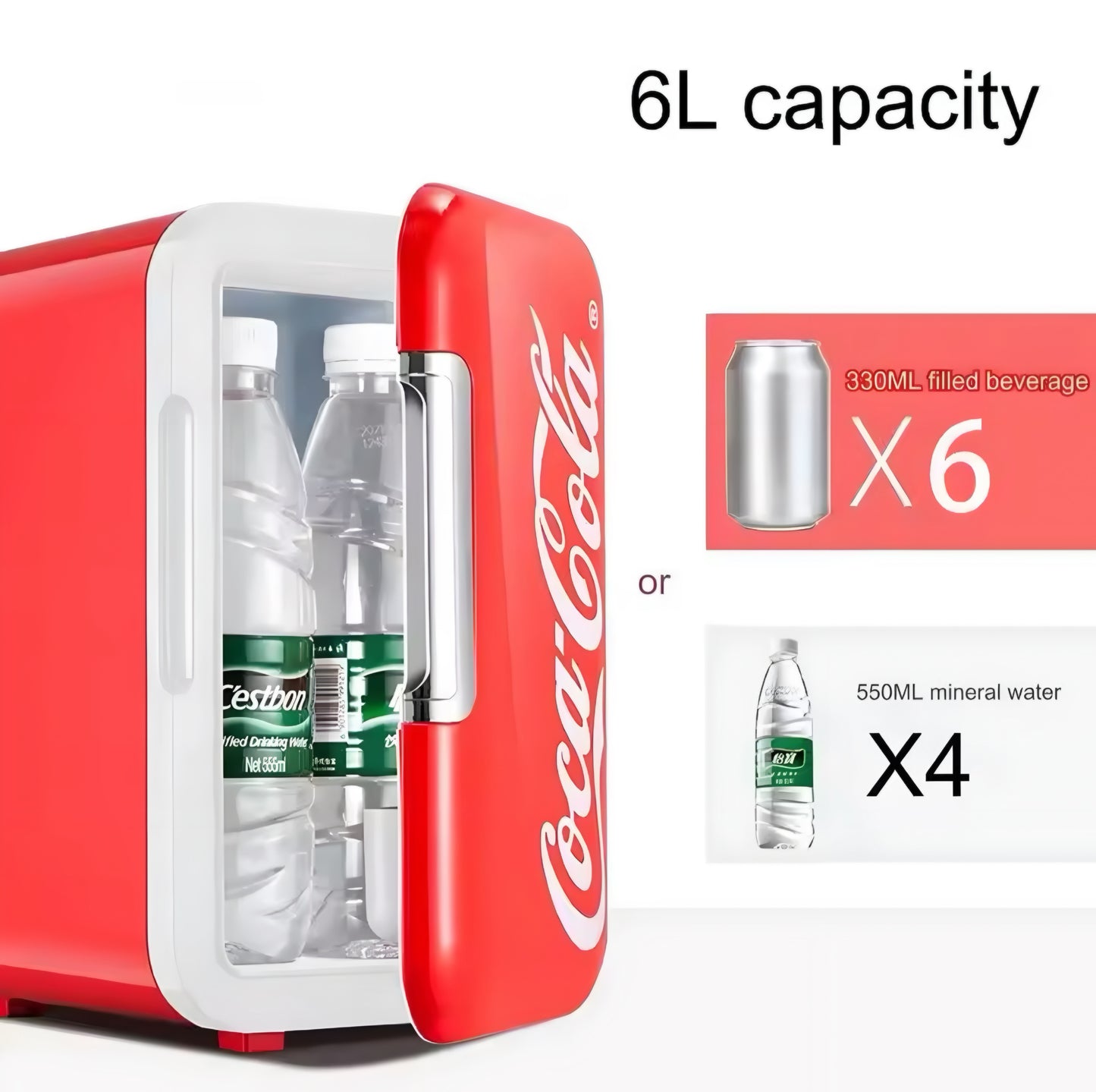 Coca-Cola Style Mini Fridge