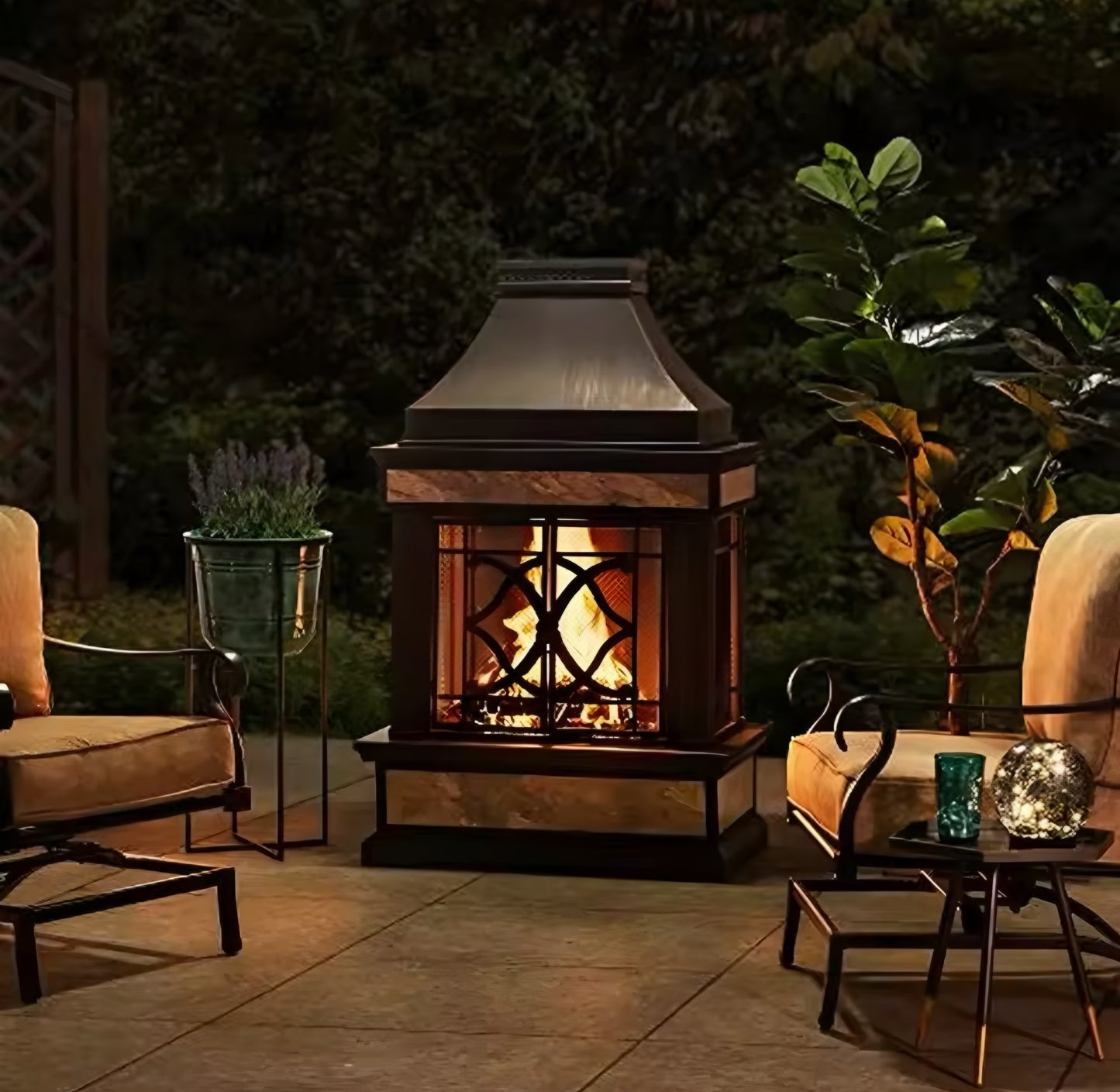FirePlace Patio Steel Chimney