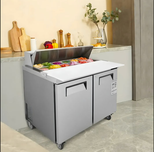 Commercial Fridge Table Food Prep Station