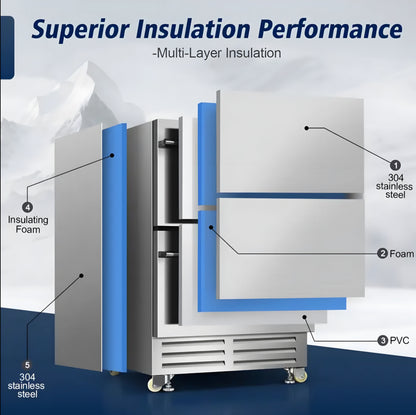 Undercounter 2 Drawer Fridge Cooler