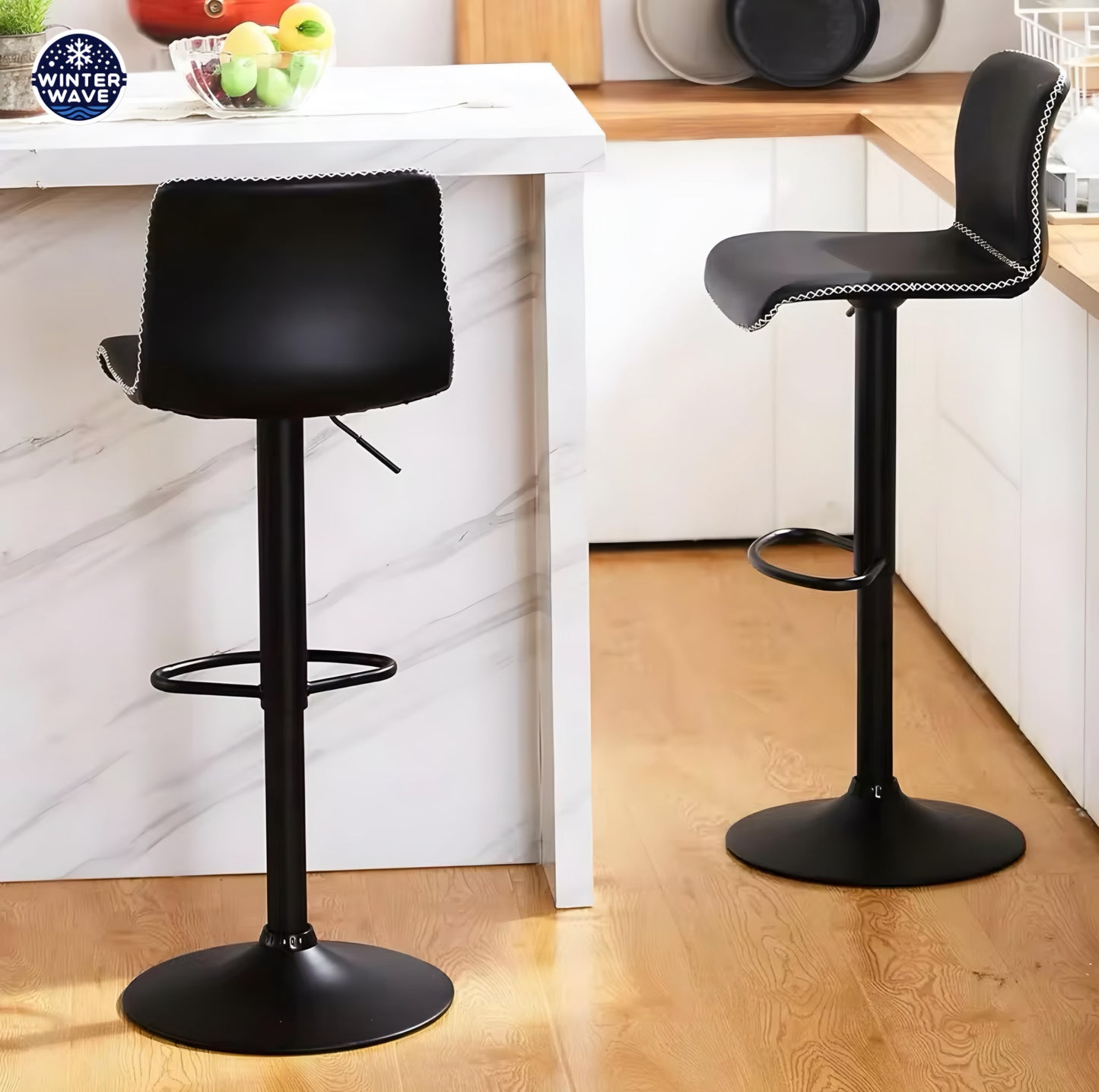 Luxury Bar Chairs 3 PCS