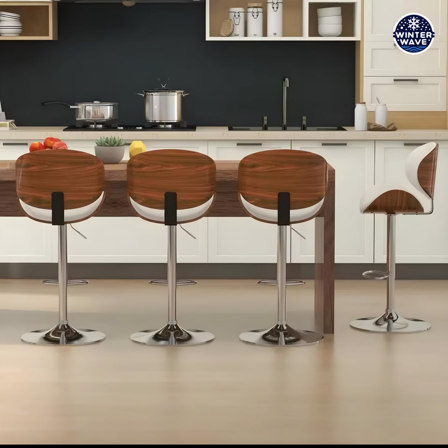 Modern Bar Chairs 4 PCS