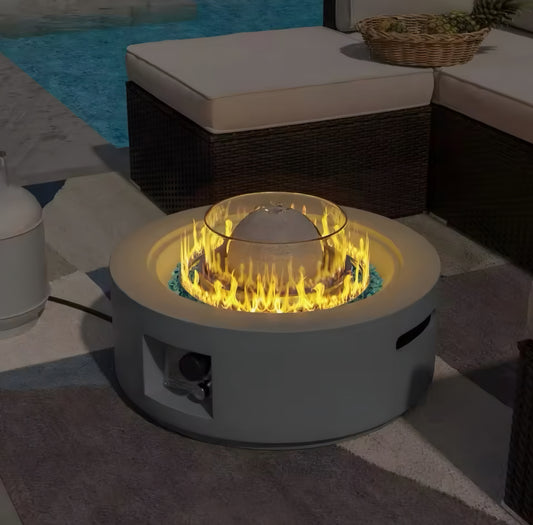 Fire Pit Waterfall Fountain