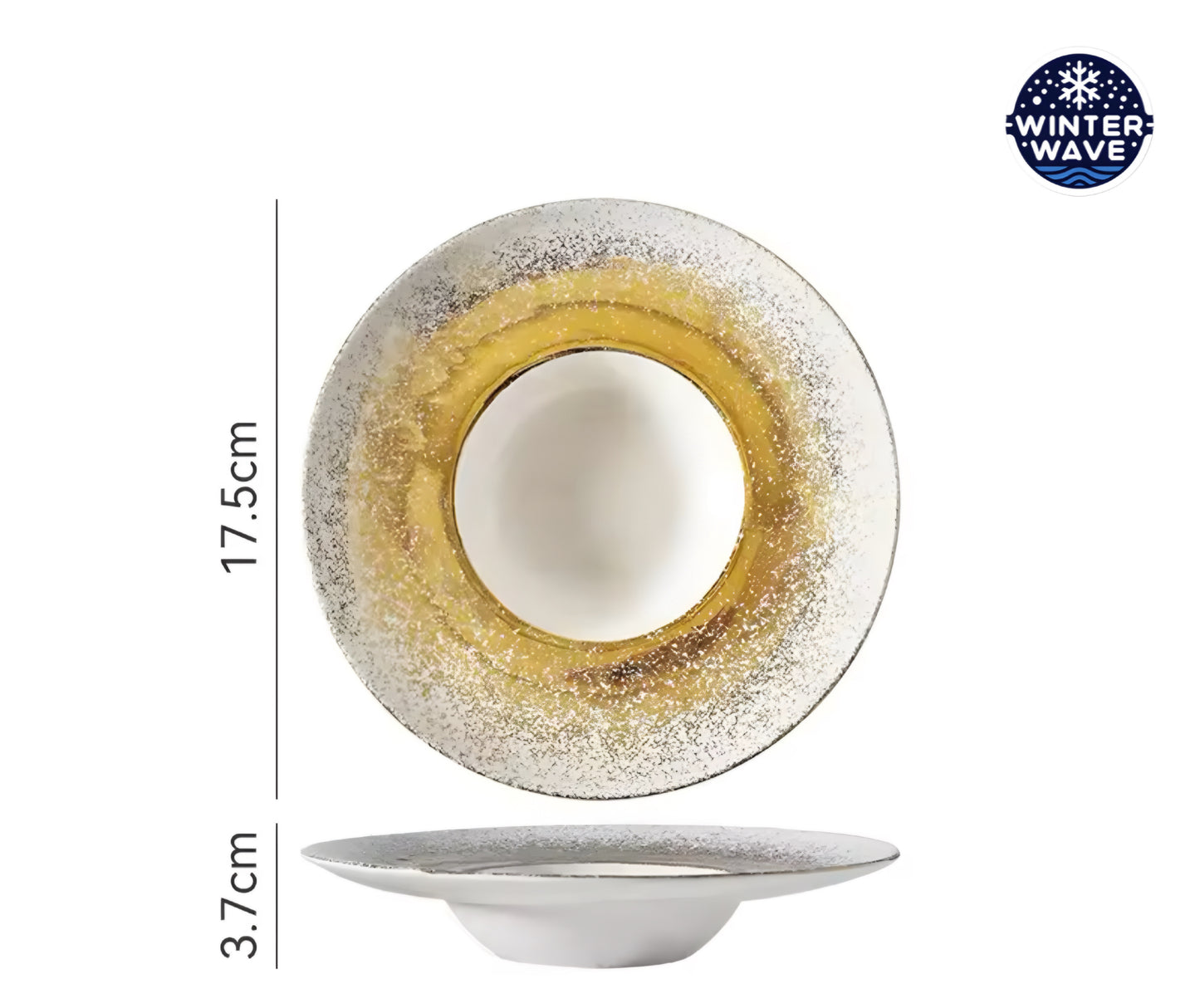 Luxury Ceramic Plates 4 PCS