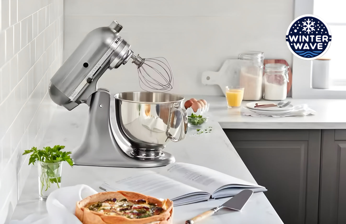 Retro Tilt-Head Stand Mixer