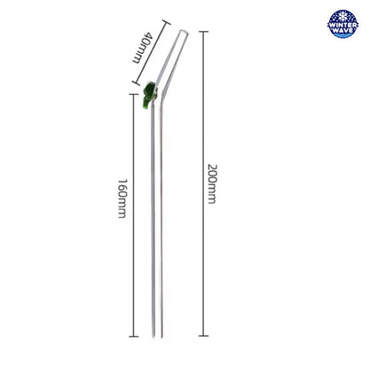 Glass Reusable Straws 100 PCS + Brushes