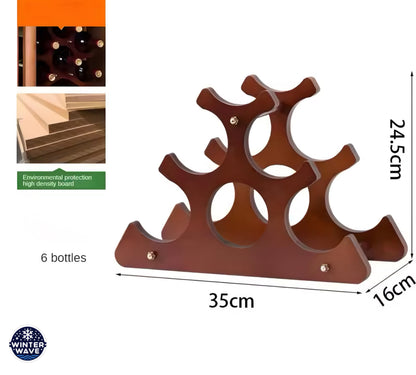 Wooden Bottle Stand