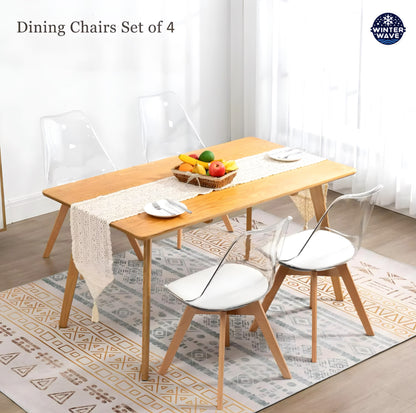 Acrylic Dining Chairs 4 PCS