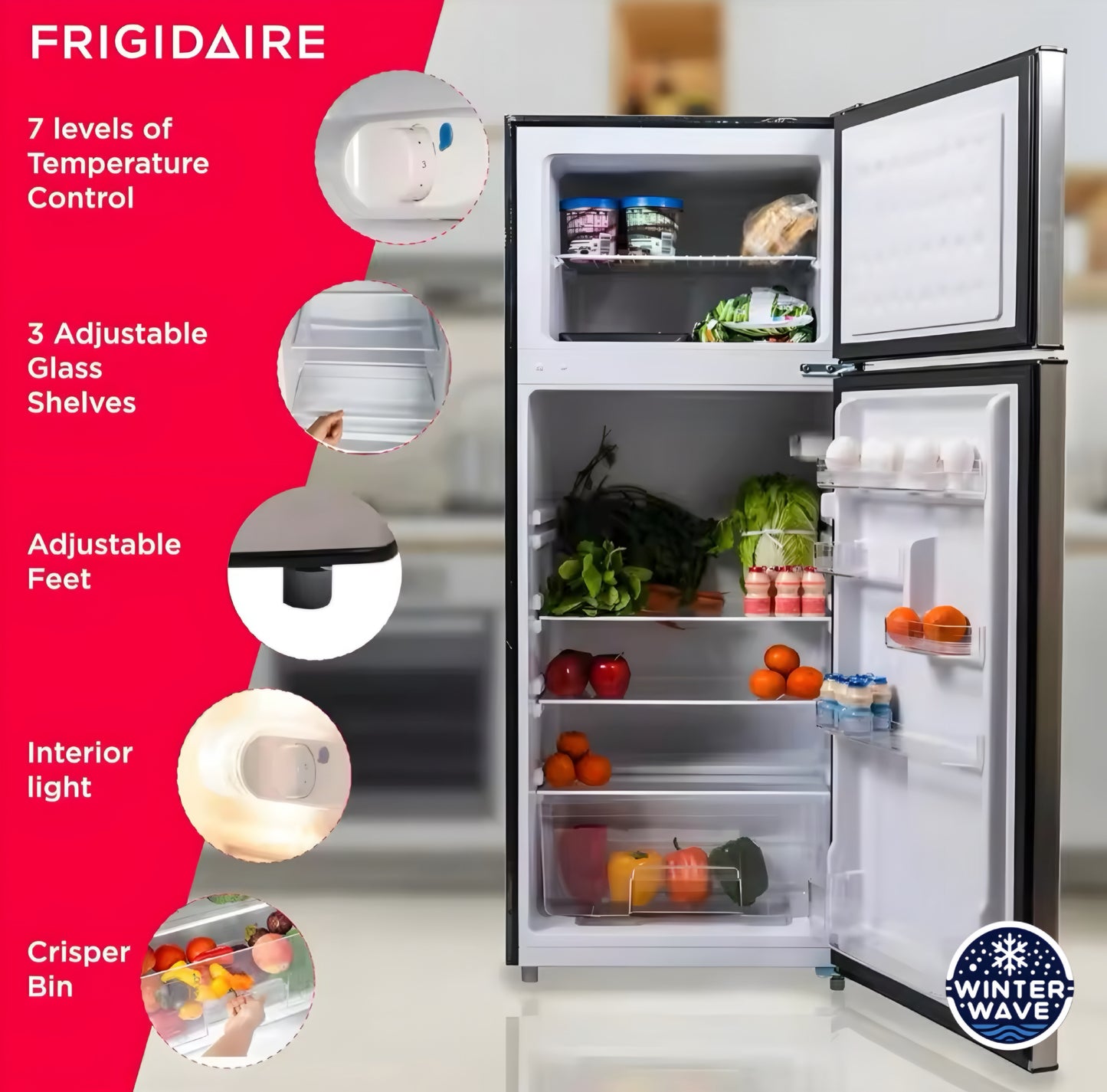 Platinum Fridge Freezer 2 Door