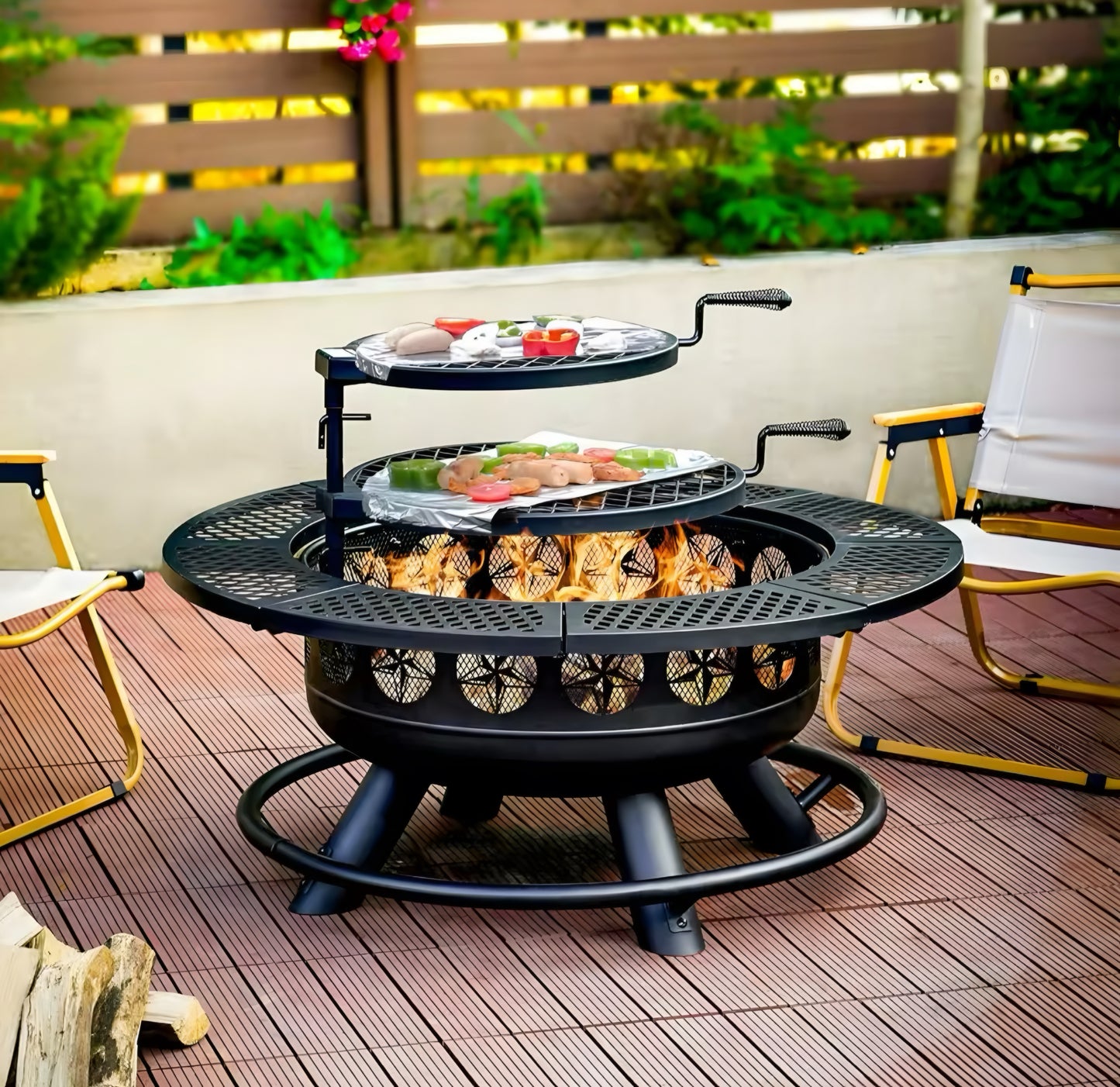 Cooking Grill Fire Pit