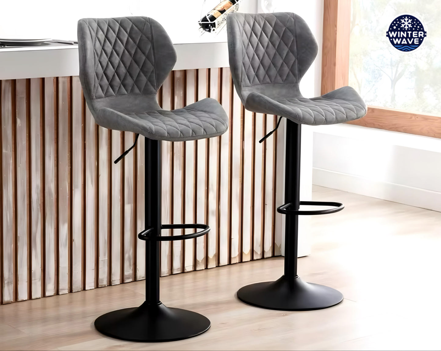 Luxury Bar Chairs 2 PCS