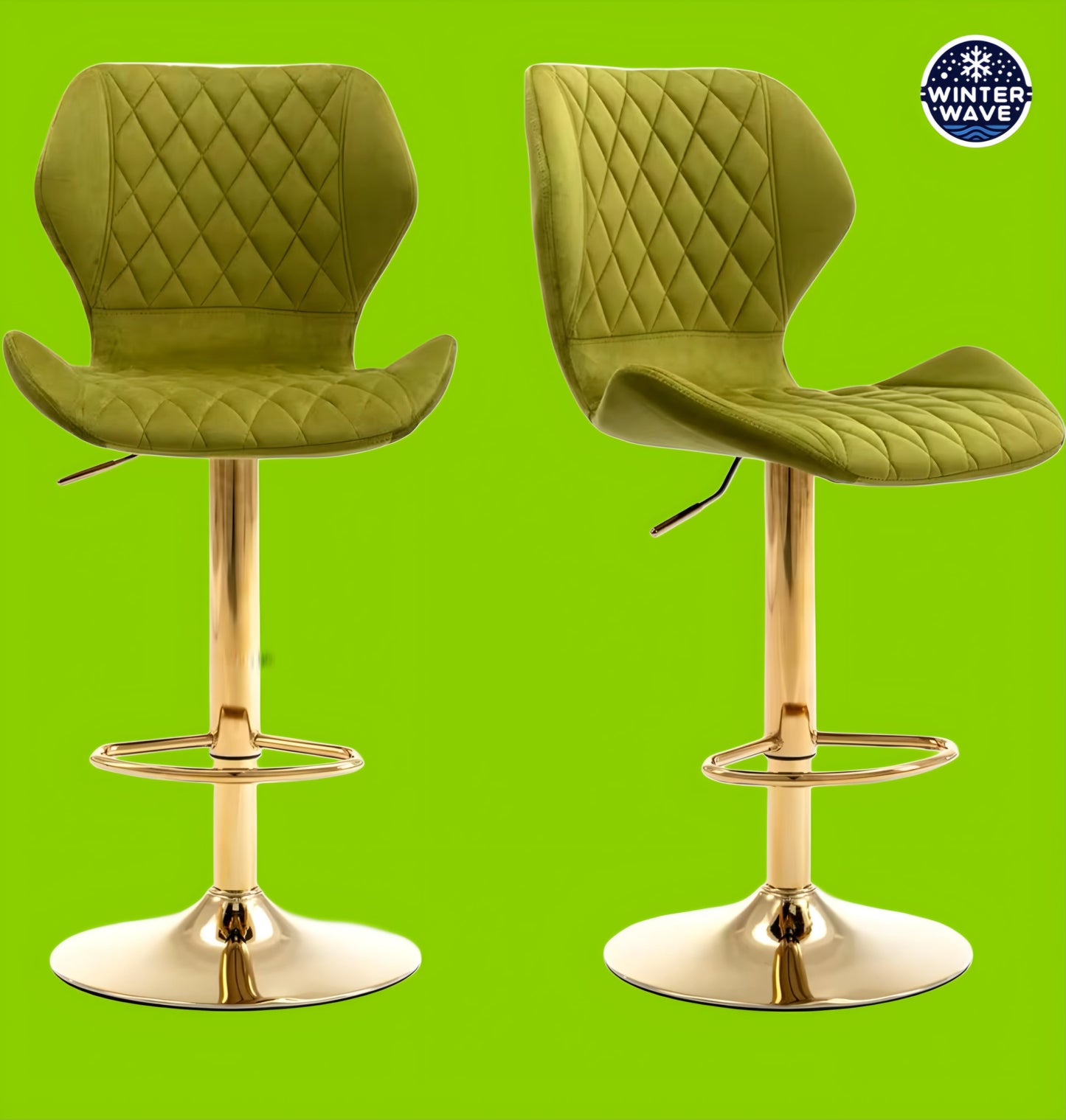 Luxury Bar Chairs 2 PCS