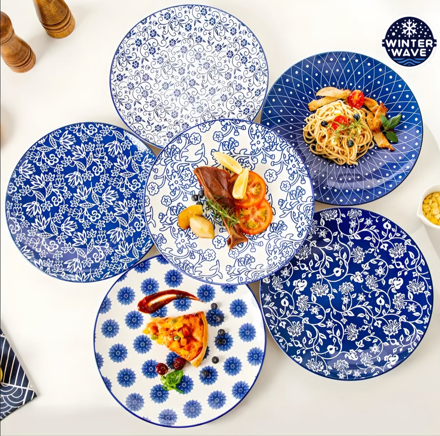 Ceramic Dinner Plate 6 PCS