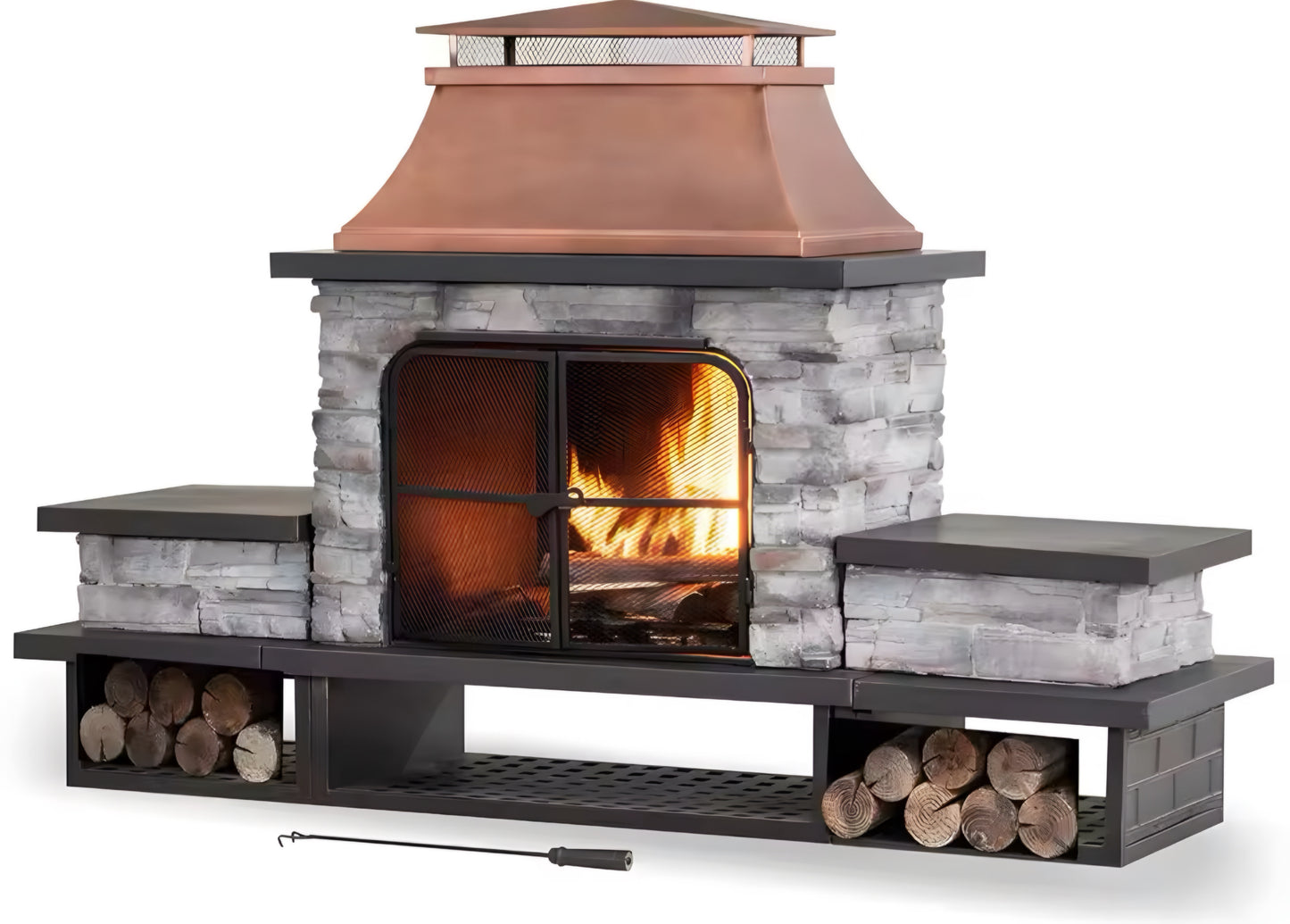 Patio Steel Chimney FirePlace