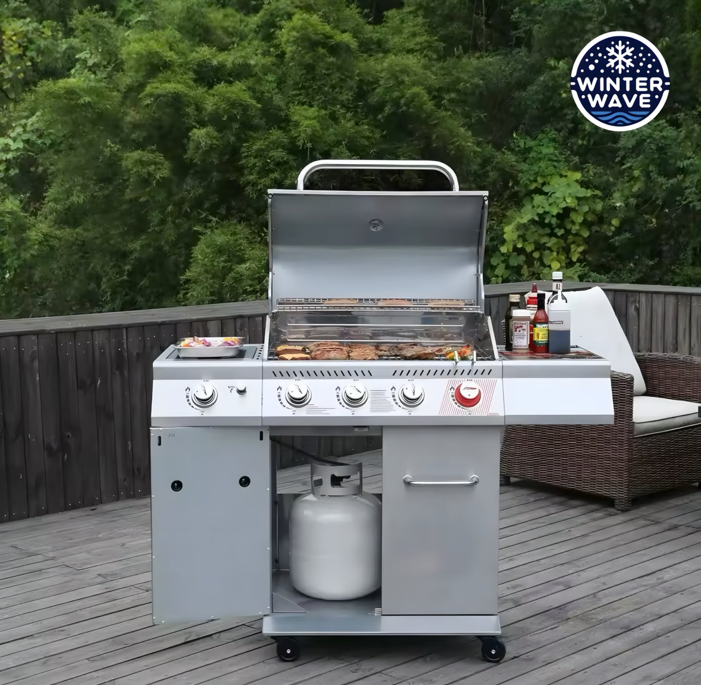 4 Burner Grill