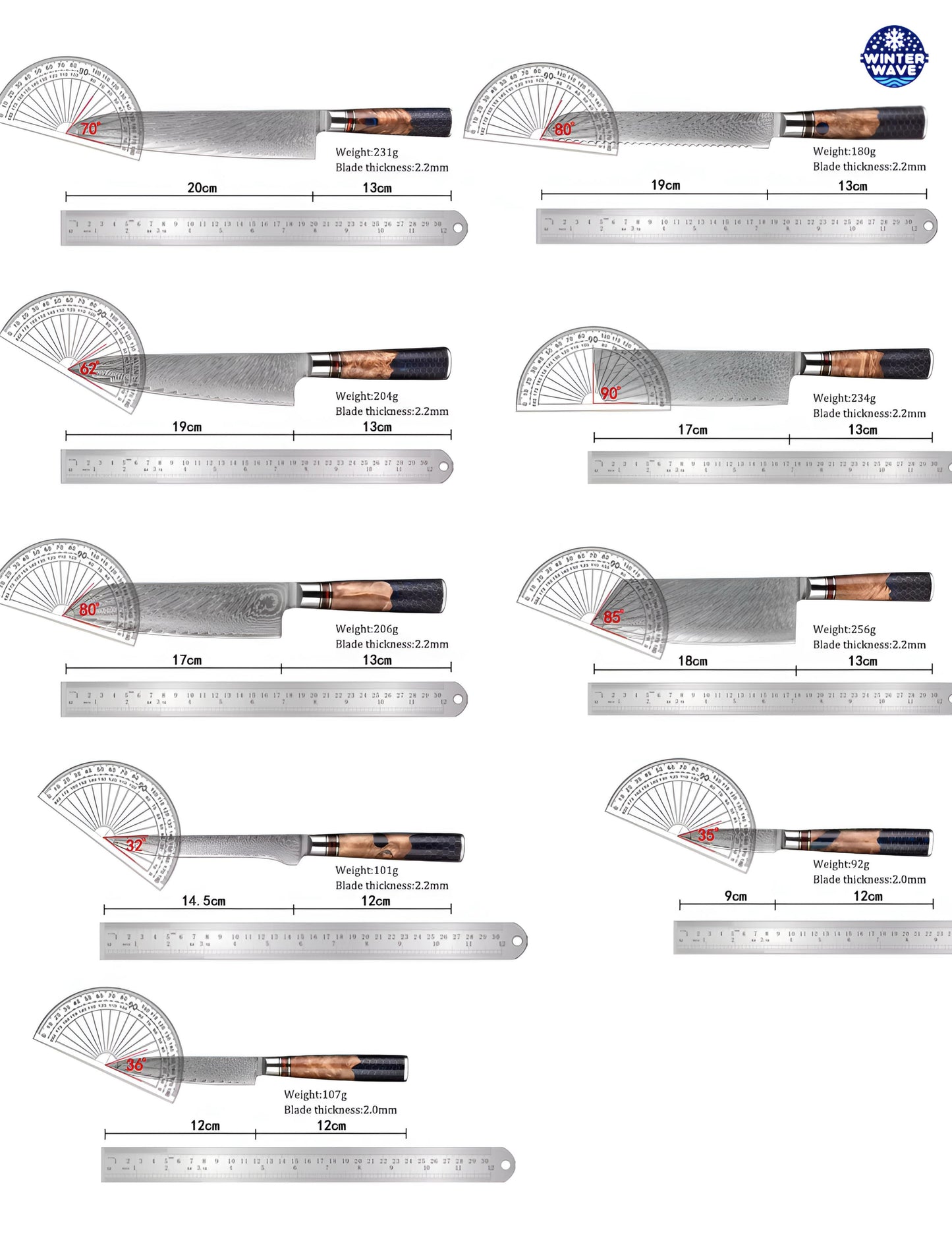 Damascus Knives