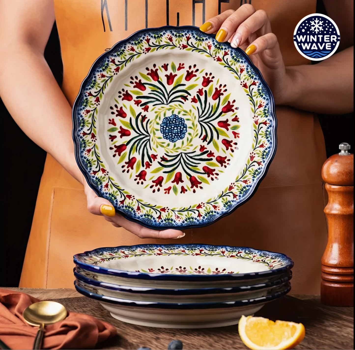 Ceramic Dinner Plate 4 PCS