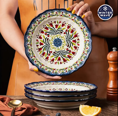 Ceramic Dinner Plate 4 PCS
