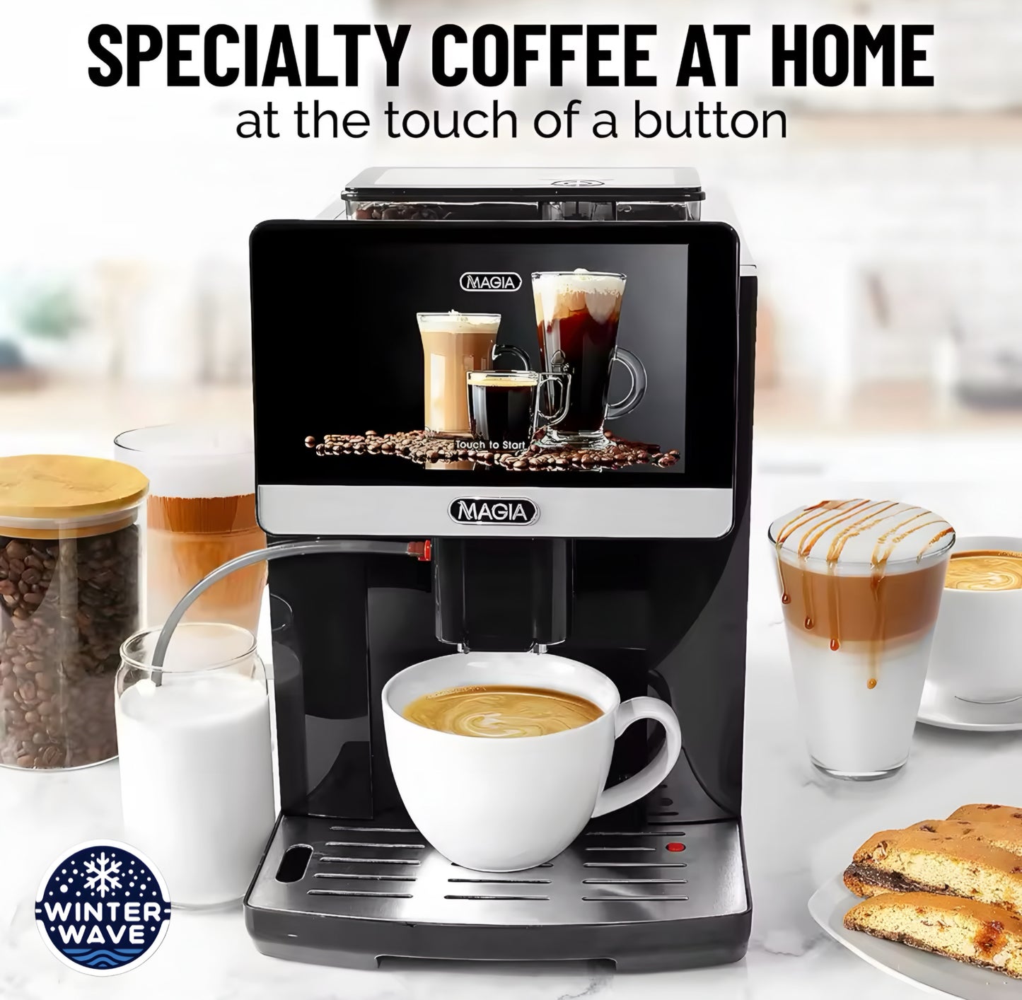 Auto Cleaning Coffee Machine